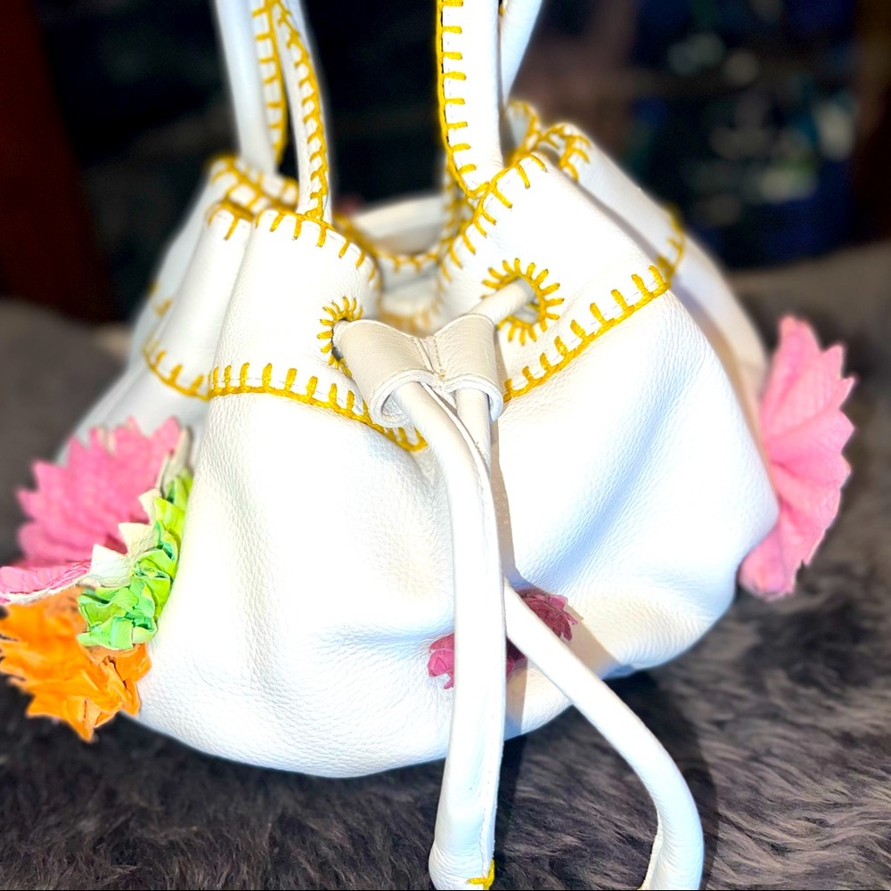Carlos Falchi- Fatto a Mano drawstring hobo.